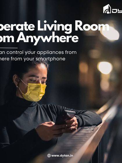 Your home is always with you. Even when you're out, you can operate your living room appliances directly from your smartphone, ensuring comfort and security.