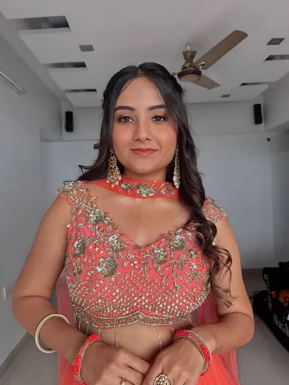 A happy and confident bridesmaid. My goal is always to make the bridal party feel as beautiful and special as the bride.