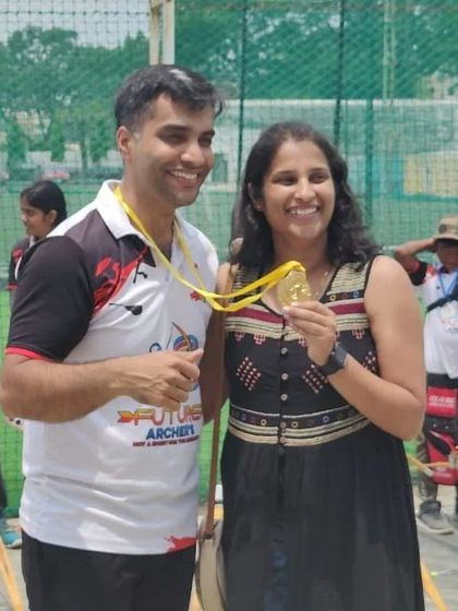 Proof that archery is for everyone. It's amazing to see adults in our family discover their competitive spirit and succeed.