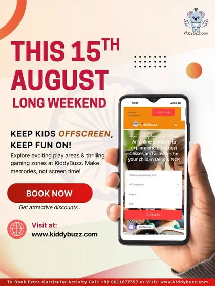This Independence Day long weekend, let's swap screens for smiles. Explore exciting play areas and gaming zones with special offers curated by me to make the holiday fun and memorable.