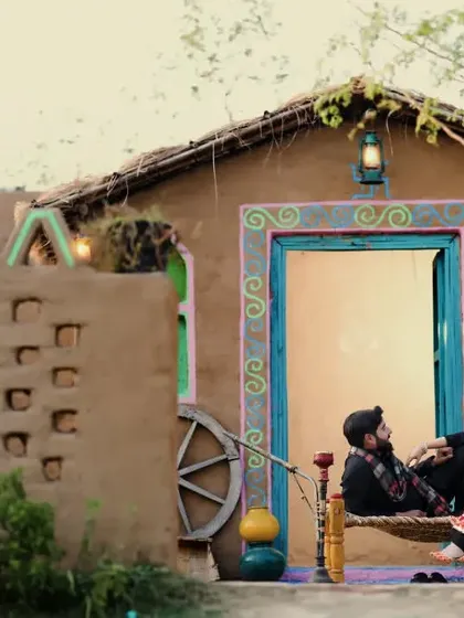 A rustic and traditional "village" themed shoot. We created an authentic setting with a charpai and colorful decor to reflect the couple's heritage.