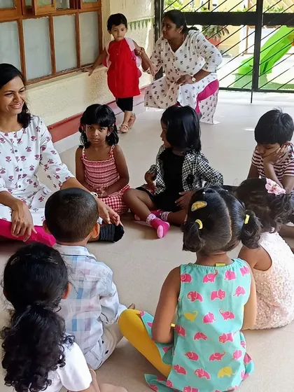 Circle time is where our community comes together. I love these moments of sharing stories and experiences, creating a warm, nurturing, and inclusive atmosphere for every child.