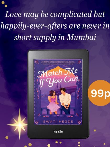 A special 99p ebook deal for UK readers of *Match Me If You Can*. It's a desi slow-burn friends-to-lovers romance set in Mumbai.