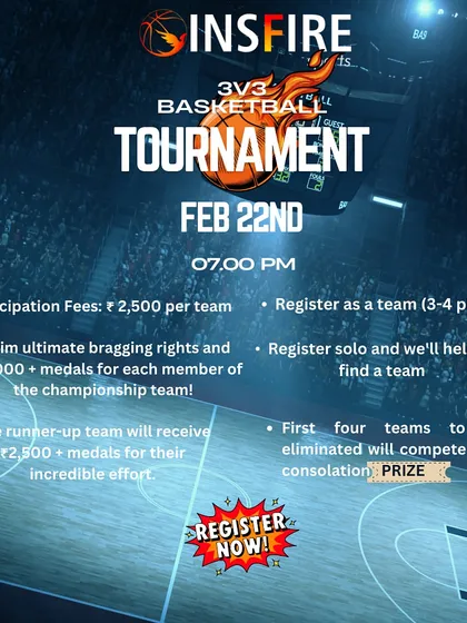 Ready to play? This is how you join the action. Our 3v3 basketball tournaments have clear participation details, cash prizes, and options to register as a team or even as a solo player.