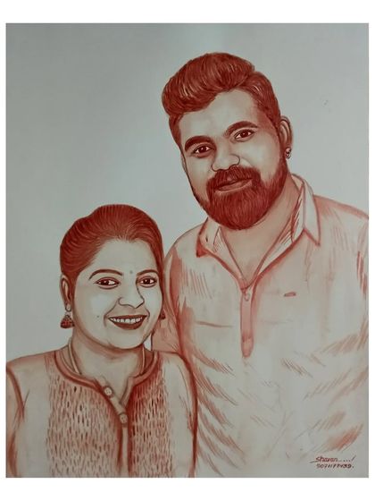 Sharan Ediga - Custom Portrait Art Blood Portraits: Your Story in Art photo 83