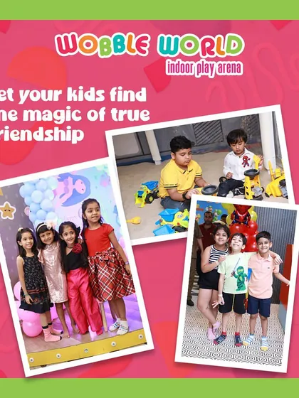 A collage celebrating friendship. From playing in the sandpit to posing for group photos, this is where friendships blossom.