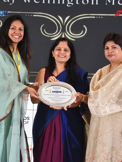 A group award presentation at the Eldrok Chennai Summit. These moments celebrate the collaborative spirit needed to drive meaningful change in education.