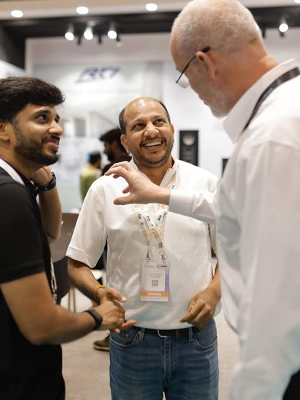 A handshake seals a new connection. Every interaction at our expo holds the potential for a future partnership and business growth.