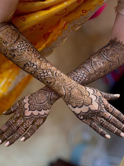 Mehendi Art by Nishat - Mehndi (Henna) Artistry Elaborate Bridal Henna photo 19