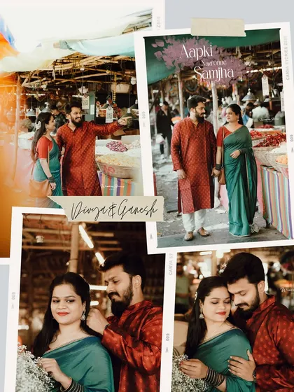 A beautifully designed collage from the flower market shoot, combining different moments into a single, story-driven image.