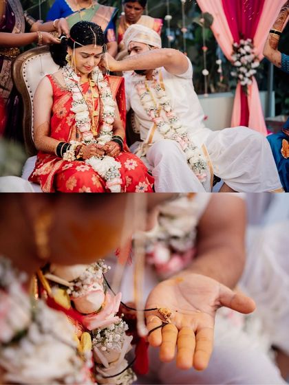 I have had the honor of hosting many beautiful South Indian weddings. The lush greenery and traditional decor elements, like floral arrangements and brass lamps, create an authentic and sacred atmosphere for the ceremony.