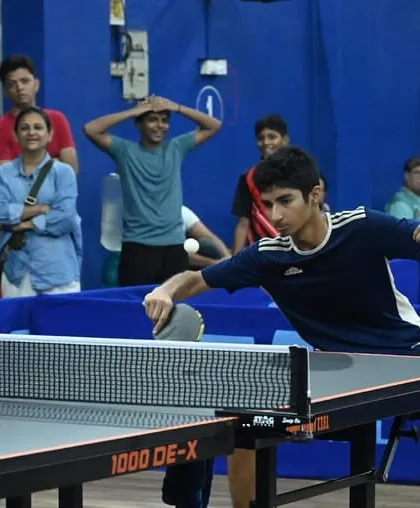 Action shots and medal wins from the TSTTA Mumbai 2nd District Ranking Tournament, featuring our champions Vivyan, Trissha, Vivaan, and Kanishk.