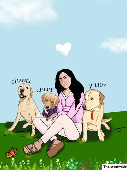 The Creative Bloc - Custom Digital Illustrations & Portraits Paws & Portraits photo 3