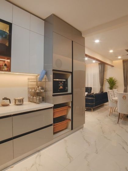 Houzlook - Full Home Interior Design & Turnkey Execution Smart & Sleek Modular Kitchens photo 7