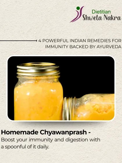 Homemade Chyawanprash is a powerful Ayurvedic remedy to boost your immunity. A spoonful daily not only strengthens your body's defenses but also aids digestion, keeping you healthy from the inside out.