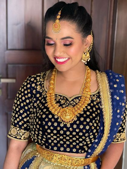 Ganavi Anup - Party & Event Makeup Traditional Engagement & Muhurtham Glam photo 7