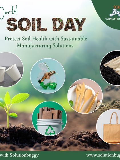 On World Soil Day, we highlight the tangible impact of sustainable manufacturing. We help set up facilities to produce eco-friendly products like paper cups, biodegradable plastics, and compostable cutlery that protect our planet.