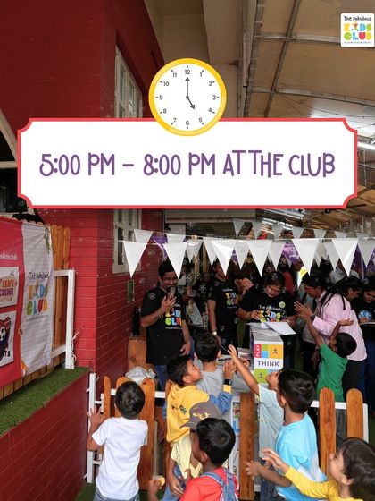 From 5:00 PM to 8:00 PM, our club is buzzing with activity. This is the time when we turn free evenings into hours of purposeful, fun-packed play.