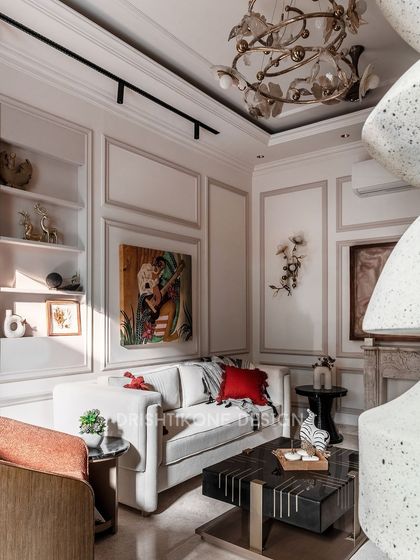 Drishtikone Design - Interior Design & Turnkey Execution Living & Dining: The Heart of the Home photo 9