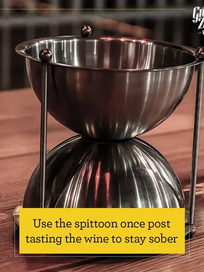For professional or extensive tastings, using a spittoon is key. It allows you to taste many wines without becoming intoxicated, so you can stay focused and sober.