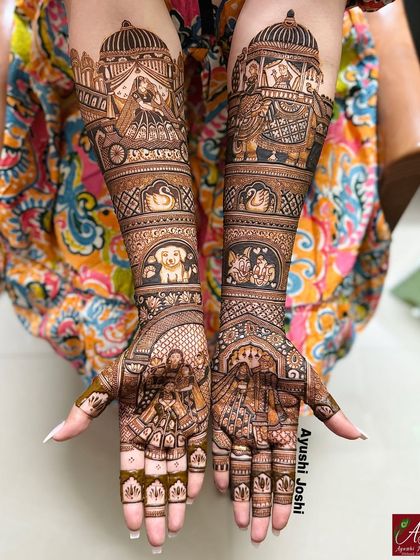 Personalization can be fun too. Along with the traditional bride and groom entry figures, we added this bride's beloved pet dog and the couple's favorite cartoon, Tom and Jerry.