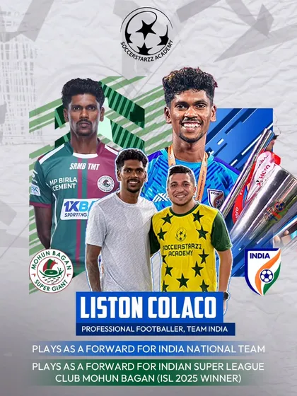 We were honored to have Indian football star Liston Colaco visit our academy. His presence was a huge inspiration for our young players.
