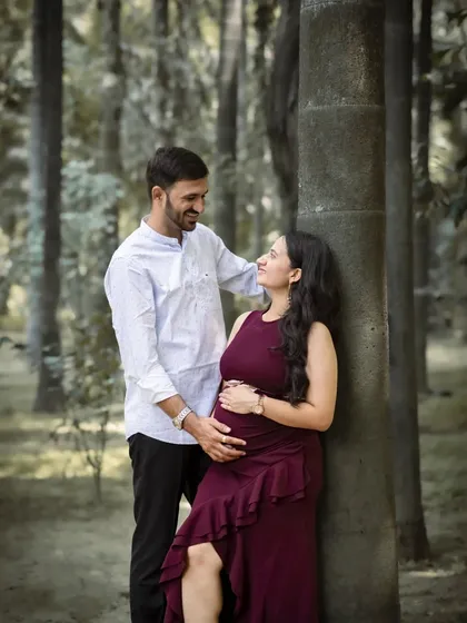 A quiet, loving glance between partners. These are the unposed, in between moments that truly tell the story of your relationship during this special time.