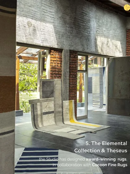 A summary image showcasing our award-winning rug collaborations with Cocoon Fine Rugs.