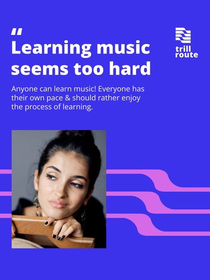 Think learning music is too hard? We believe anyone can learn at their own pace. Our goal is to make you enjoy the process of learning and discovery.