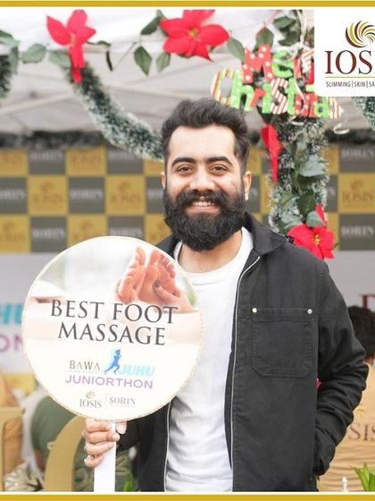 Another satisfied guest at our Bawa Juhu Juniorthon pop-up. Bringing relaxation and wellness to community events is something we are passionate about.