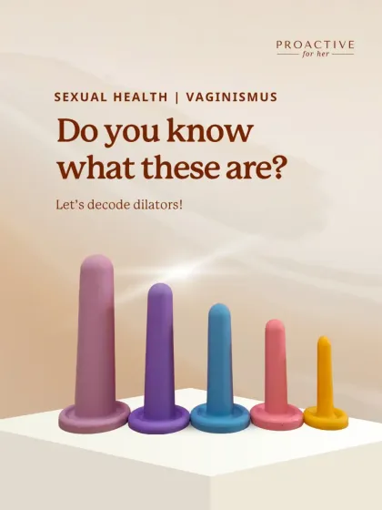 Let's talk about dilators. These are not scary tools but gentle guides to help retrain your body. Our program provides a set of soft, medical-grade dilators in varying sizes to help your vaginal muscles relax and accept penetration at your own pace.