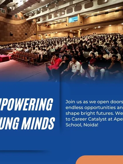 We are empowering young minds through our Career Catalyst cell. By opening doors to endless opportunities, we help shape bright futures for our students, providing them with the resources they need to succeed.