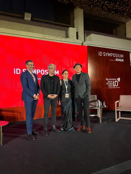 Our principal architect on a panel at the India Design ID Symposium, discussing "Mindful Design for a Changing World."