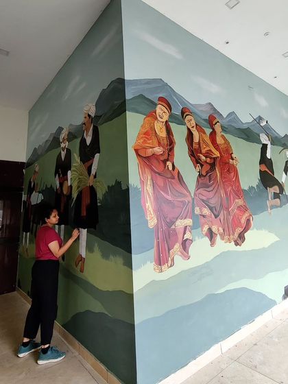 Aanchal Gupta - Custom Murals & Wall Art Residential Murals: Nature & Heritage photo 39