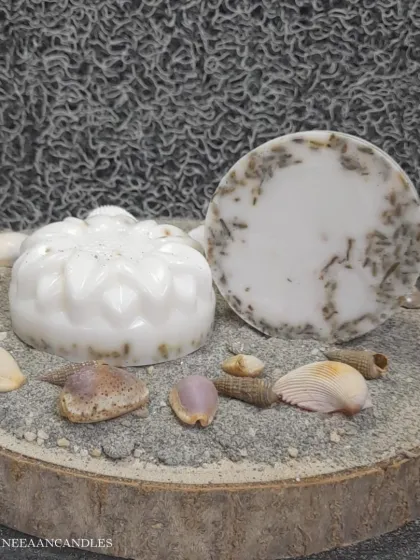 I believe in gentle care for your skin. This is one of my handcrafted botanical soaps, made with natural ingredients and designed to be a small moment of luxury in your day.