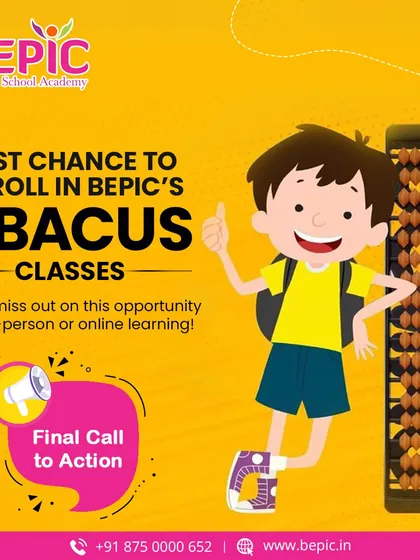 This is a final call to enroll in my abacus classes. Don't miss this opportunity for your child to join our in-person or online learning programs.