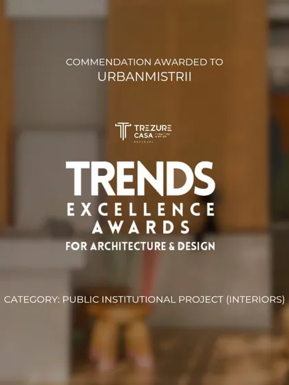 We were thrilled to receive a Commendation at the TRENDS Excellence Awards for Architecture & Design for our "Plug & Play" pediatric clinic, recognized in the Public Institutional Project category.