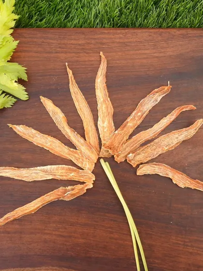 These air-dried chicken jerky strips are beautifully crafted and packed with flavor, making fitness a delicious journey for any pet.