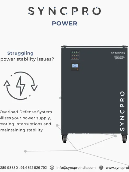 Struggling with power stability issues? Our Overload Defense System, built into our static stabilizers, ensures a consistent power supply to your home, preventing interruptions and maintaining stability for all your devices.
