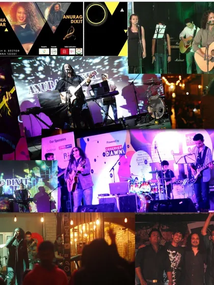 Here are some more moments from my band's live shows, including a performance with Neha Kakkar. Experience on big stages is what informs my coaching on professional performance.