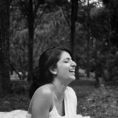 A simple, joyful black and white photo, asking the question: are you baking love?