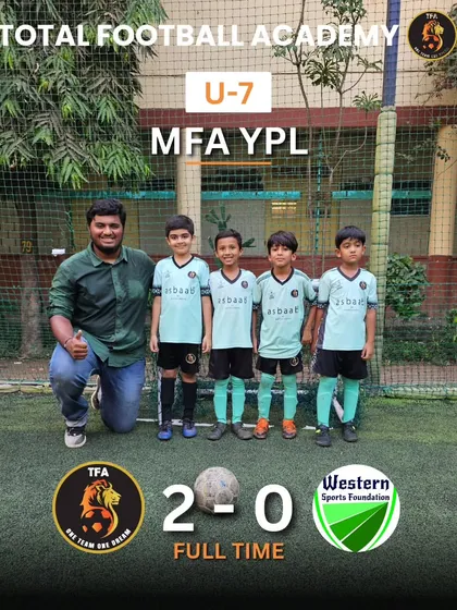 A 2-0 win for our U7 team in the MFA YPL.
