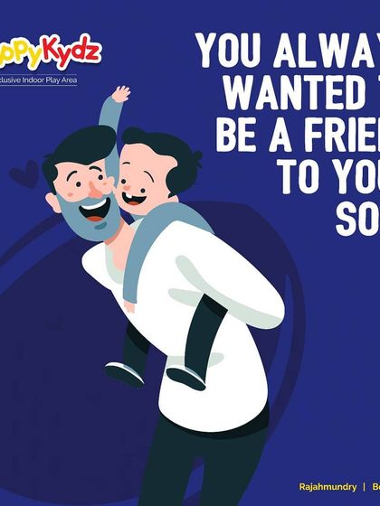 Want to be a friend to your son? Spend quality time doing what he loves. Our play area is a place where you can have fun together and strengthen your bond.