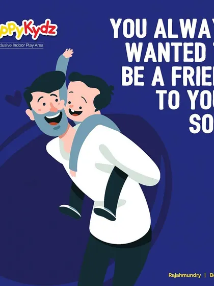 Want to be a friend to your son? Spend quality time doing what he loves. Our play area is a place where you can have fun together and strengthen your bond.