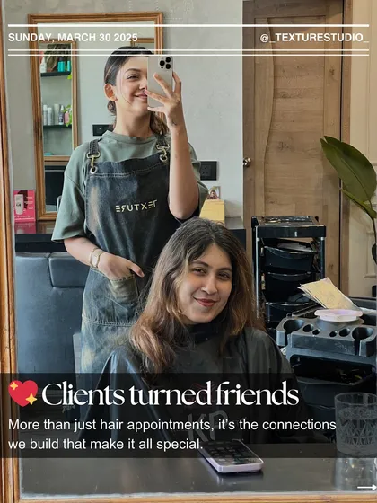 Clients turned friends. More than just hair appointments, it's the connections we build that make it all so special.