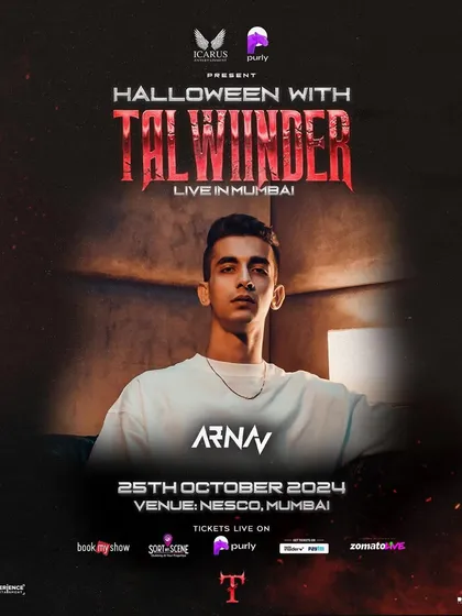 Another promotional flyer for the Halloween showcase at Nesco, highlighting my role in the lineup. This demonstrates how I am marketed as a key draw for major events.