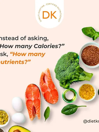 Instead of asking, "How many calories?" let's start asking, "How many nutrients?" Shifting your focus from counting to nourishing is the first step towards a healthier relationship with food.