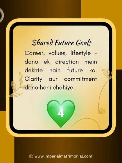 Green Flag 4: They share your future goals. When you both see your careers, values, and lifestyles heading in the same direction, there is clarity and commitment.