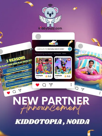 I've partnered with Kiddotopia in Noida, a massive play area with exciting rides and guaranteed memories. Enjoy 10% off when you book your kid's next playdate through Kiddybuzz.