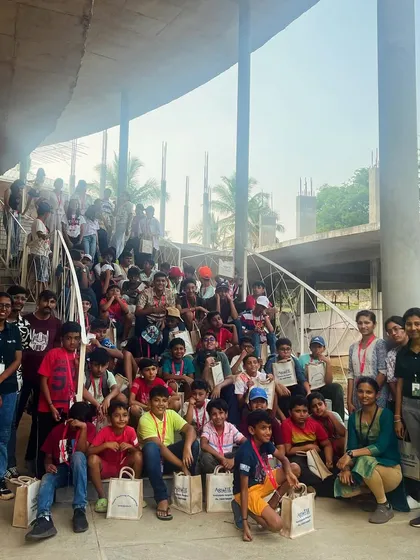 A group photo of our enthusiastic Summer Camp 2024 participants. It was a joy to host these young learners and share our passion for agriculture with them.